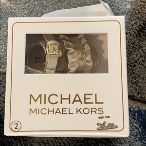 Size 2 baby MK Michael Kors sandals (NEW)
